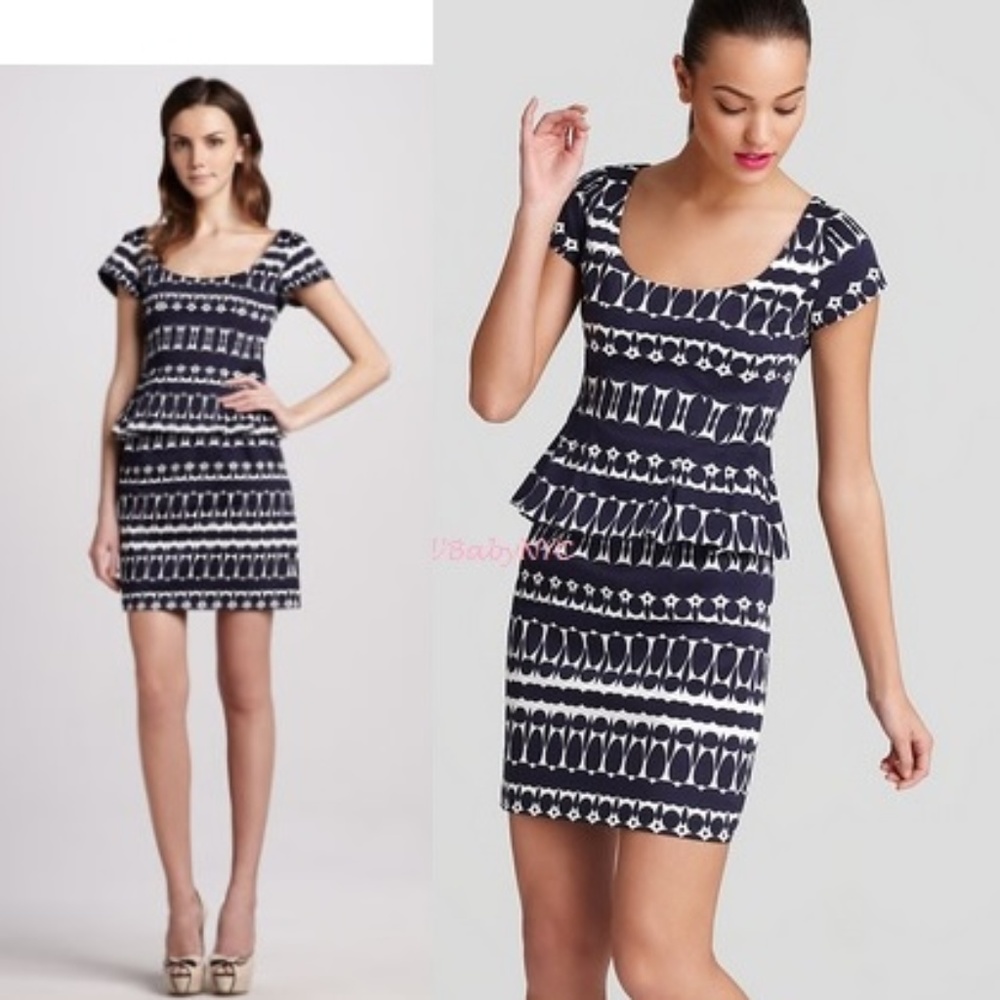NWT Nanette Lepore Peplum Dress